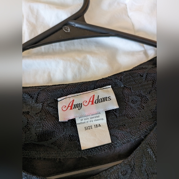 Rare Vintage 1960s Amy Adams Black Lace Top - Picture 4 of 4